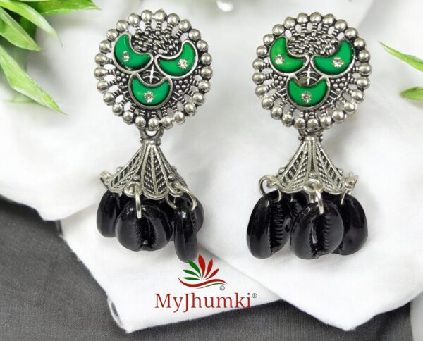 Oxidised Jhumka Earring For Women